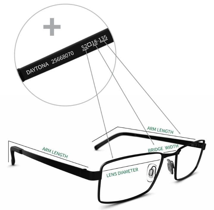 Frame size guide | Specsavers Australia